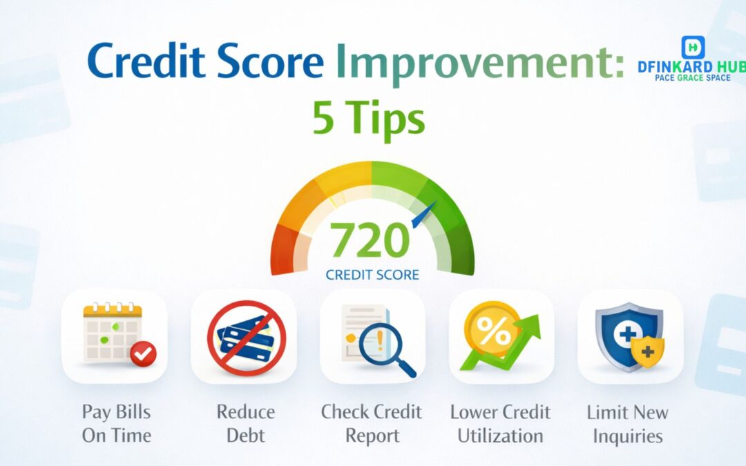Credit Score 5 Improvement Tips
